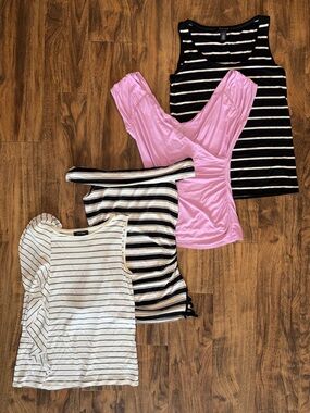 WHBM Set of 4 Basic Sleeveless Tops
